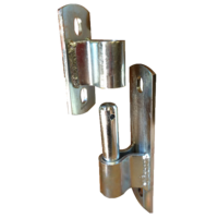 1x UNIVERSAL GATE HINGES BOLT ON HEAVY DUTY PIN & SOCKET 12mm | Fence Farm Post 