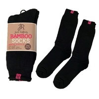 WOMENS BAMBOO Thick WORK SOCKS Hiking Heavy Duty Cushion Boot Black Odor Resistant