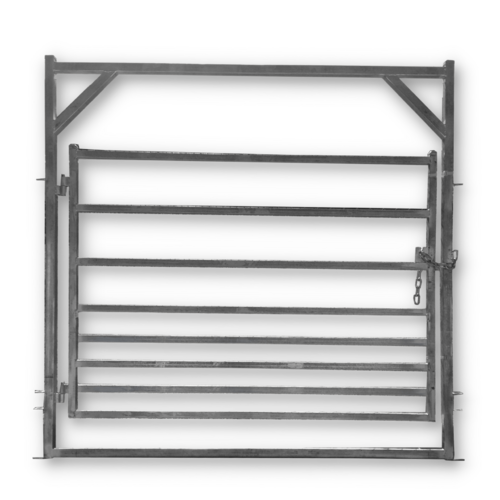 COMBINATION GATE IN FRAME Panel Cattle Horse Sheep Goat Alpaca Combo Yard Panels