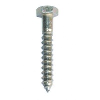1x COACH SCREW 100mm x 12mm Hot Dipped Galvanised Coating