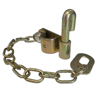 1x DOUBLE GATE RING FASTENER suits 25NB 33.7mm Stock Safe Fencing Farm Latch
