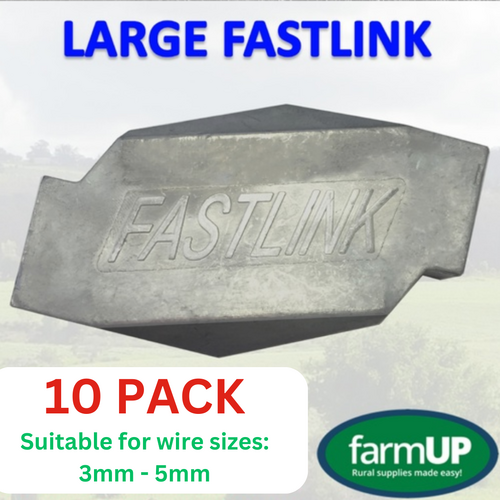 10x Large Fastlink Wire Joiners works with Gripple¨ Tensioning Fence strainer 