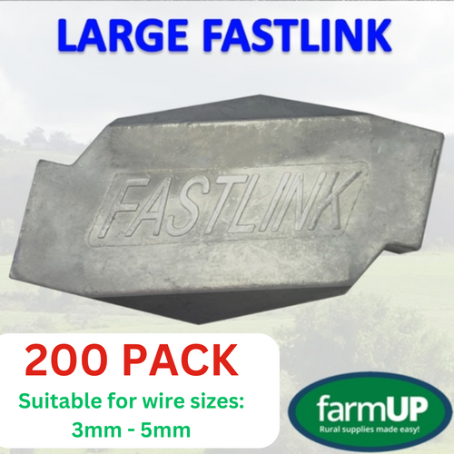 200x Large Fastlink Wire Joiners works with Gripple¨ Tensioning  Fence strainer 