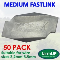 50x Medium Fastlink Wire Joiners works with Gripple¨ Tensioning Fence strainer 