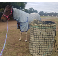 NEIGH NET HAY NET ROUND 3'X4' PREMIUM KNOTLESS SLOW FEEDER FOR HORSES, CATTLE ETC.