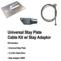 UNIVERSAL STAY JUMBO PLATE CABLE KIT INCL STAY ADAPTOR 40 NB