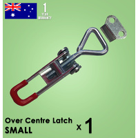 SMALL OVER CENTRE LATCH Toggle Fastener Zinc Plate Trailer Truck Ute 4wd Lock