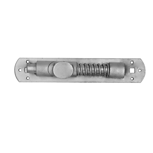 SELF CLOSING GATE / DOOR HINGE - Large 20mm Pin Fence Trailer (Blue Zinc / Silver)