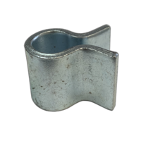 1x WELD ON FEMALE 20mm SHORT SOCKET Blue Zinc - Standard Angle Hinge Gate Pin